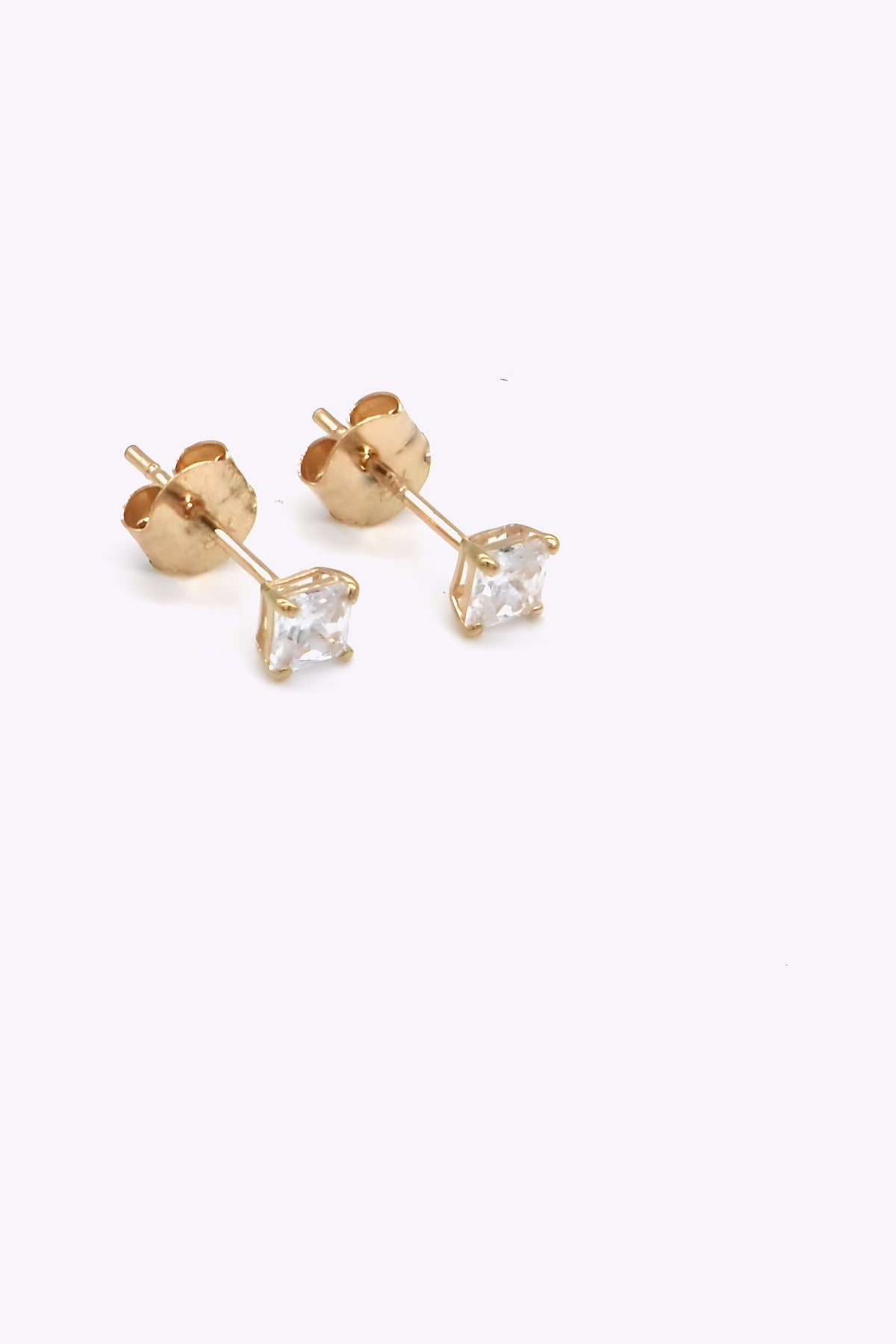 Äkta guld studs 18K | EVA LINA