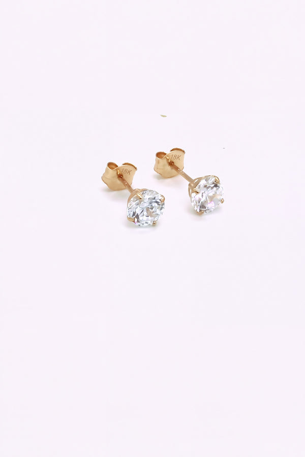 Äkta guld studs 18K | ZINYA
