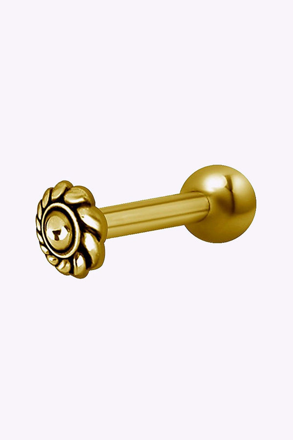 Barbell 14 Invandigt Gangad Micro 1 2 Mm Guld