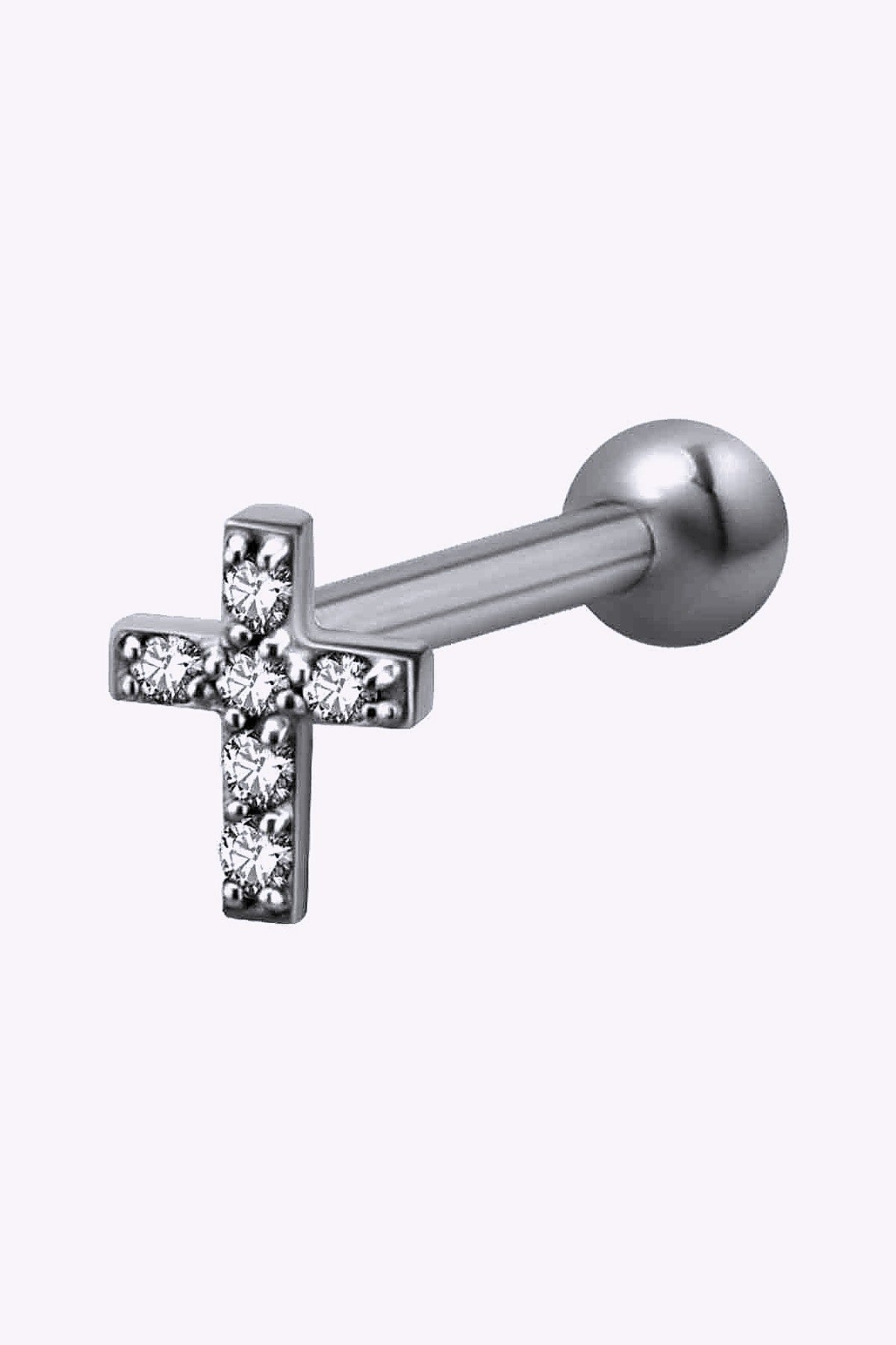 Barbell Kors Litet 1 2 X 06 Stal Kristaller