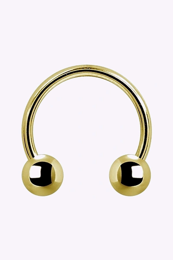 Circular Barbell 1 6 Mm Guld Pvd