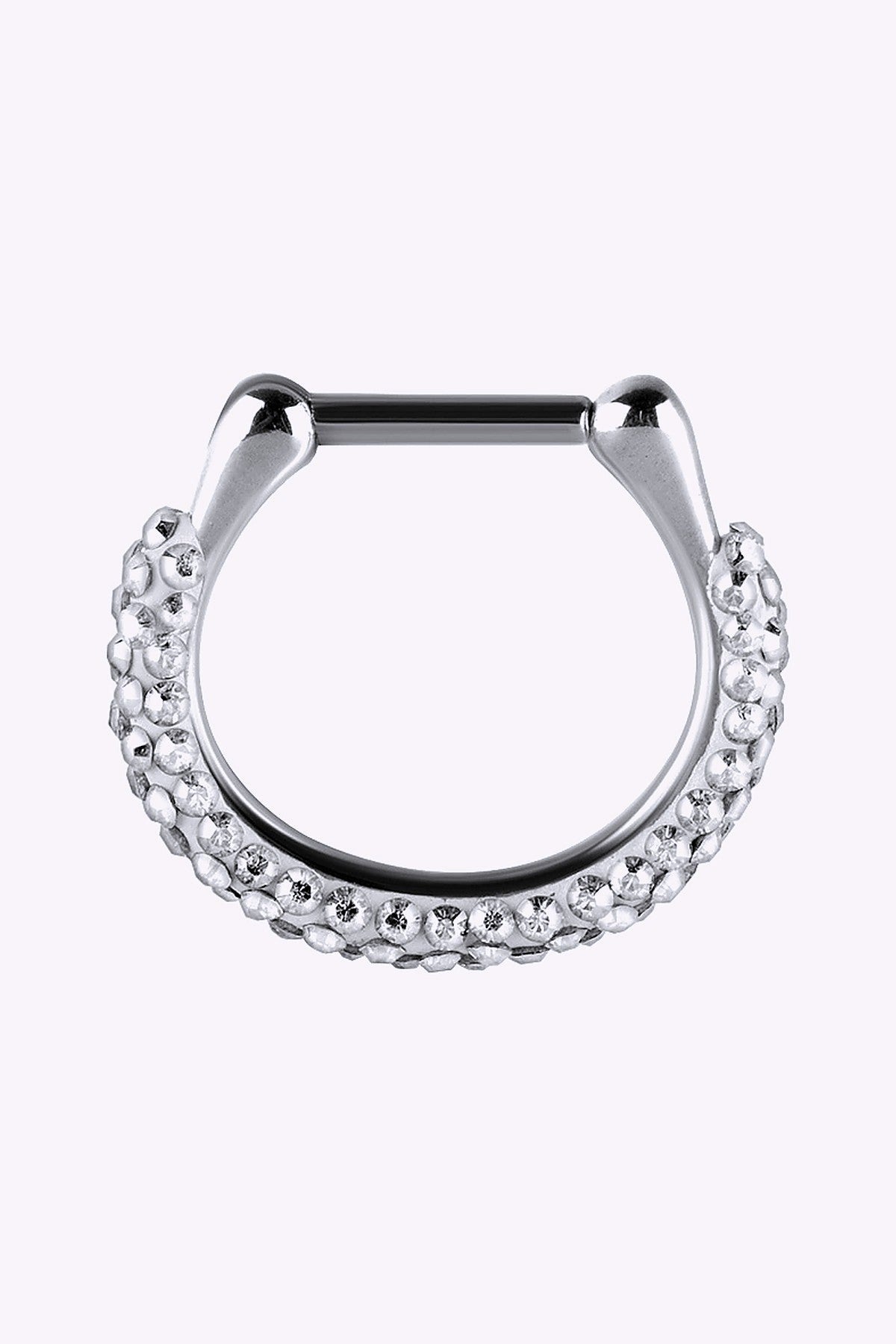 Clicker 1 2 6 Och 8 Mm Vita Swarovskikristaller