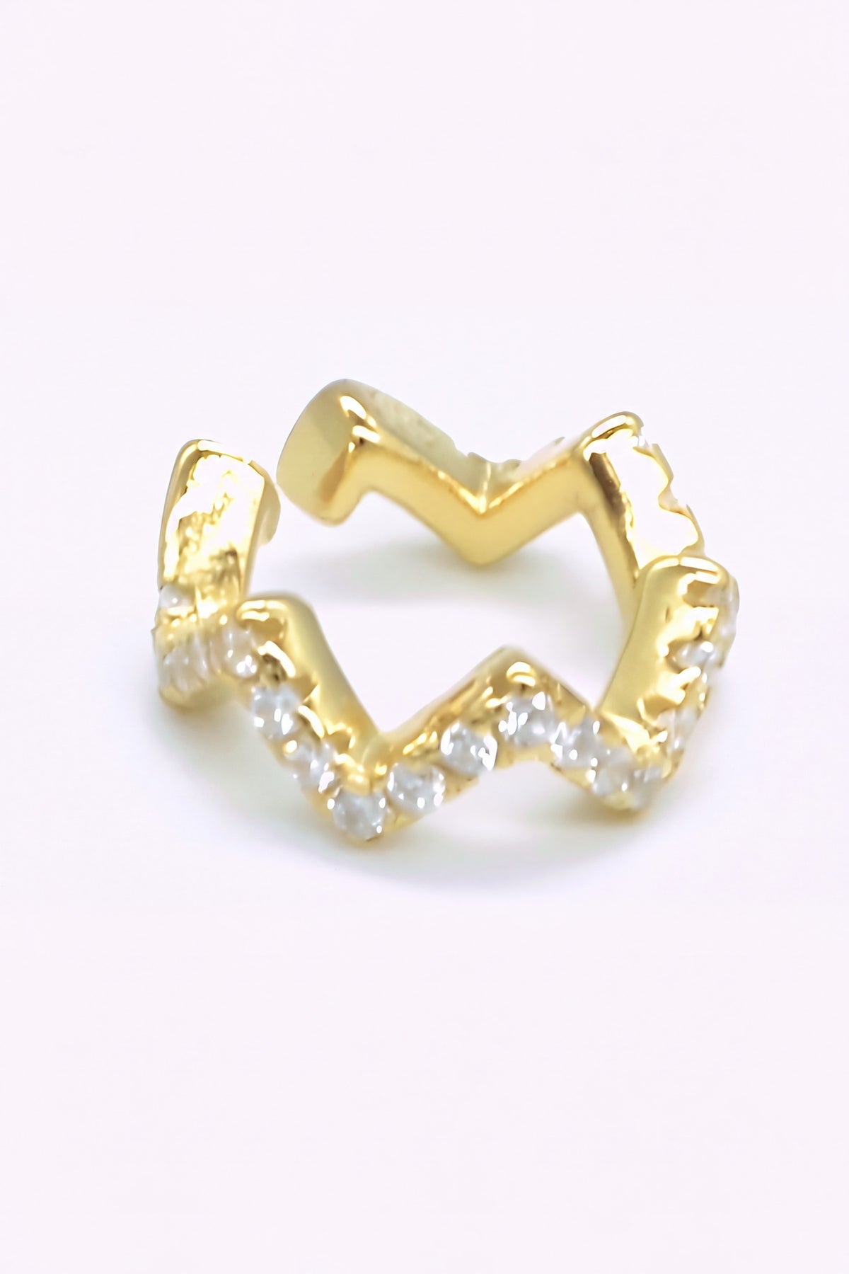 Guldpläterad earcuff | INAA