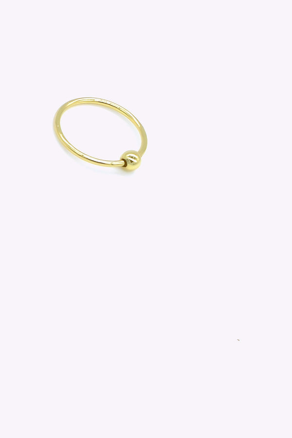 Guldpläterade silver hoops | LIVIA