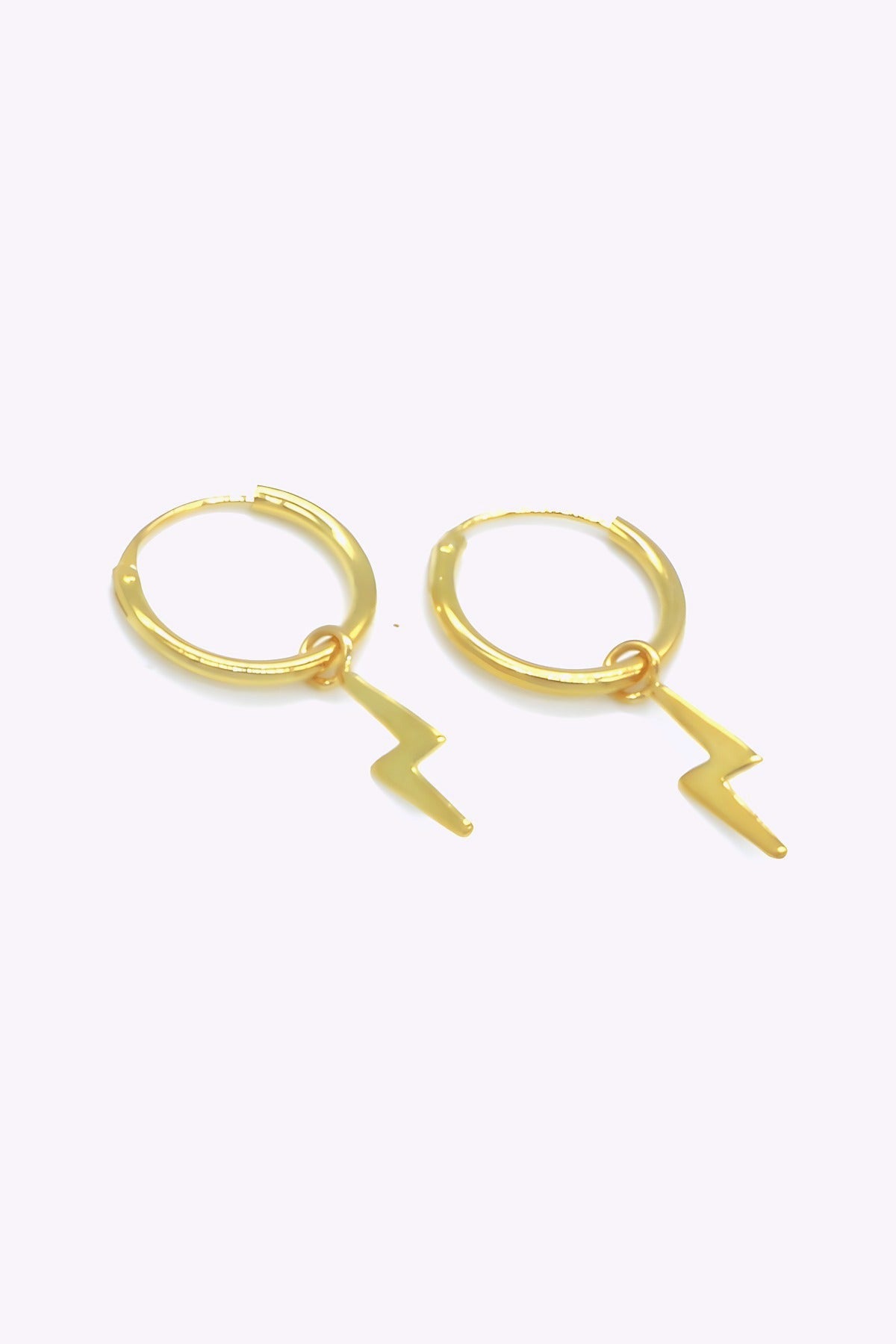 Guldpläterade silver hoops | LOVA