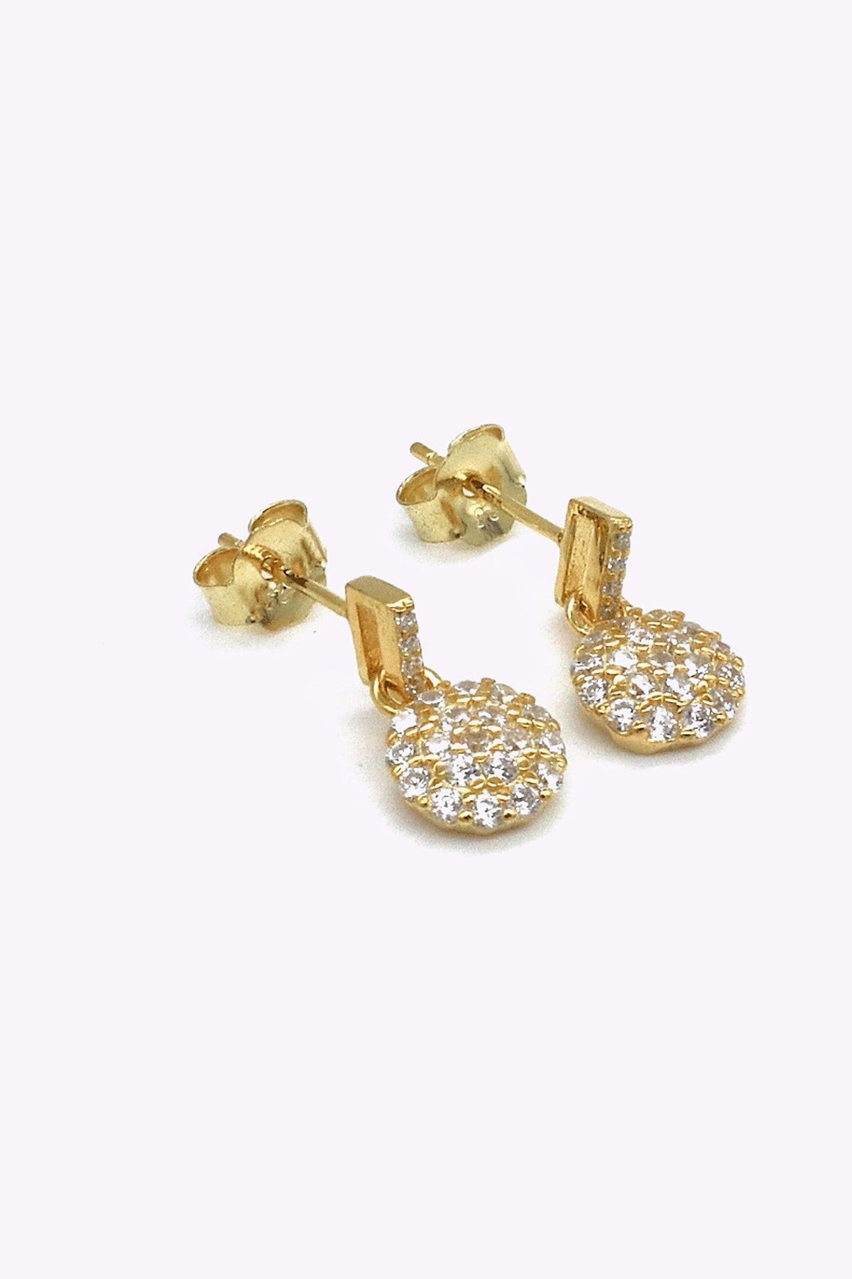 Guldplaterade Silver Studs Ameena
