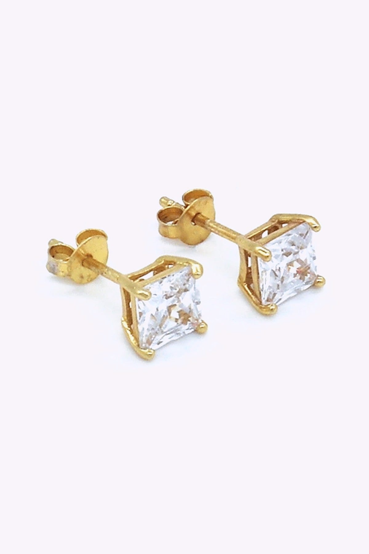 Guldplaterade Silver Studs Iris