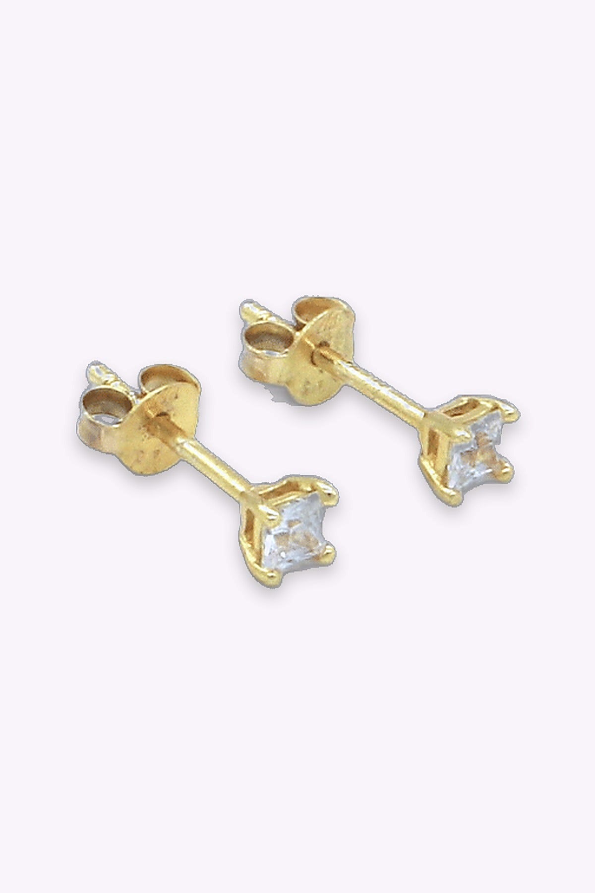 Guldplaterade Silver Studs Sara