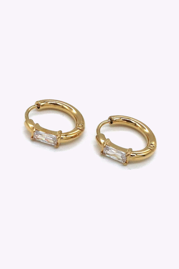 Guldplaterade Stal Hoops Inez