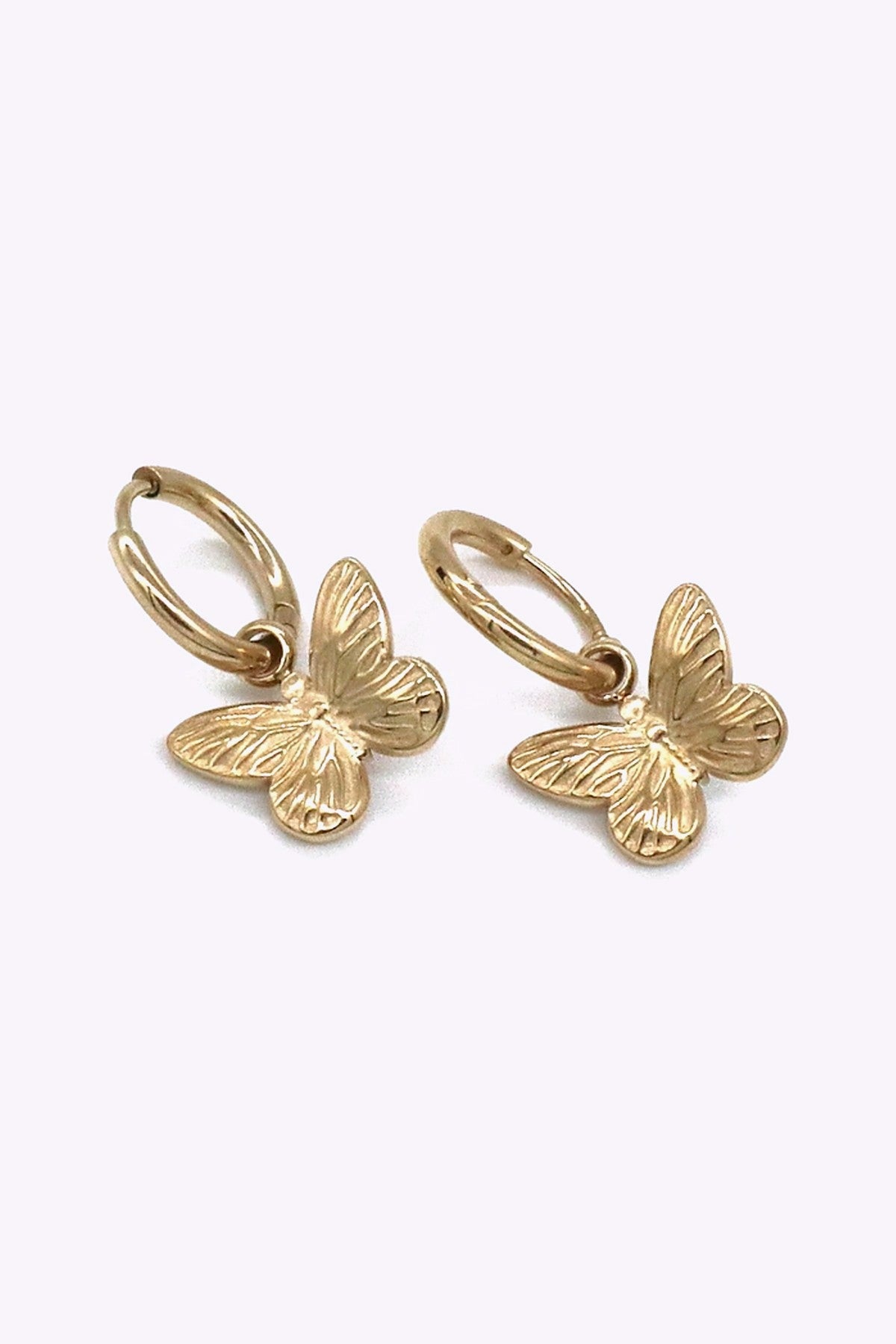 Guldplaterade Stal Hoops Livvie