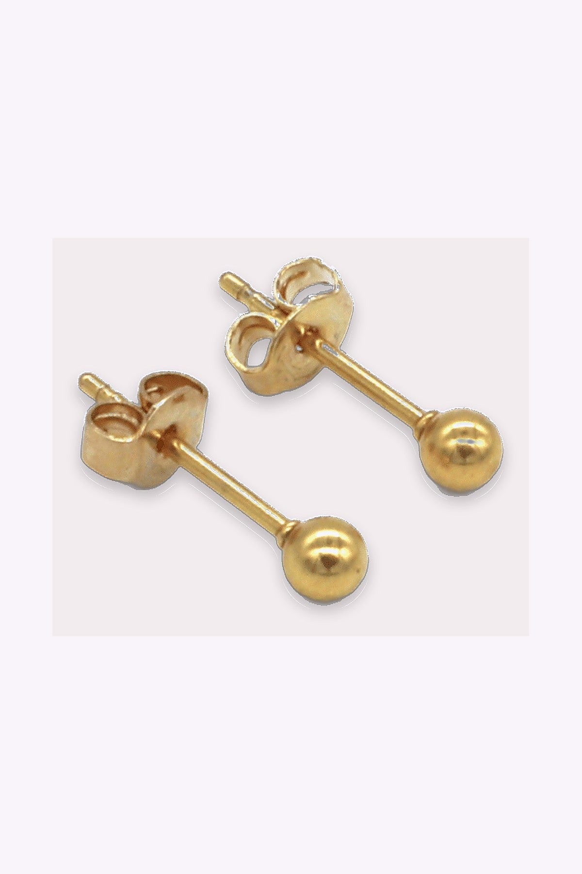 Guldplaterade Stal Studs Elsa