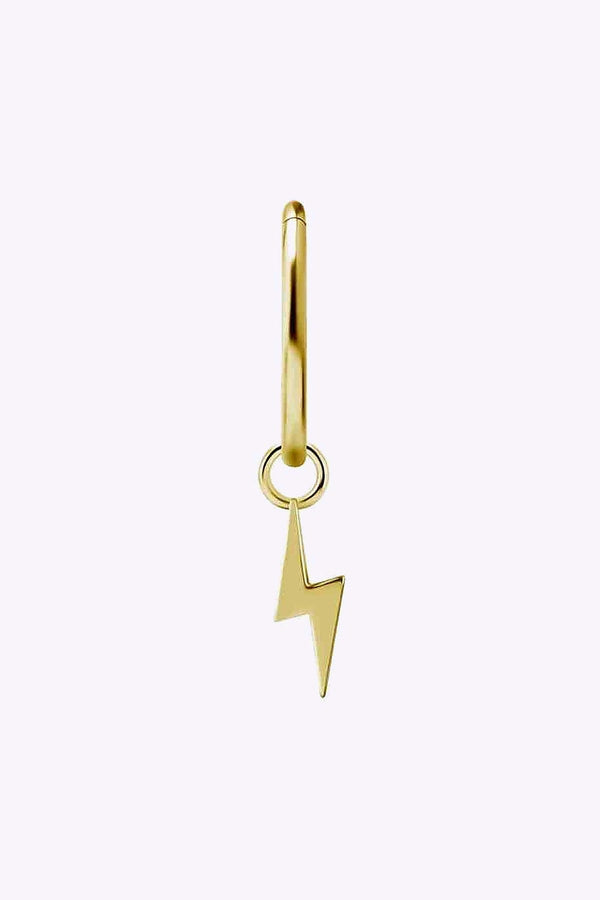 Hangsmycke Till Clicker Blixt Charm Guld Pvd