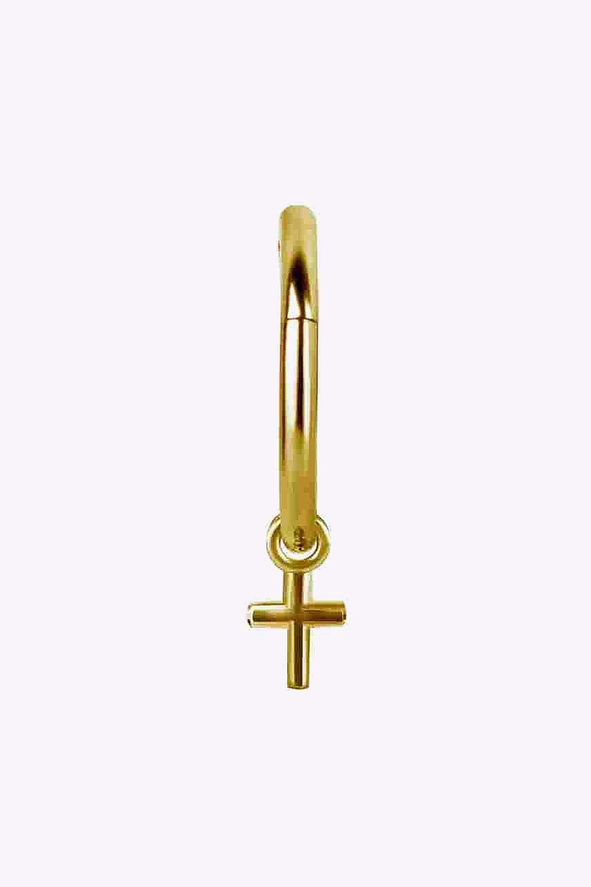 Hangsmycke Till Clicker Kors Charm 24K Pvd Guld