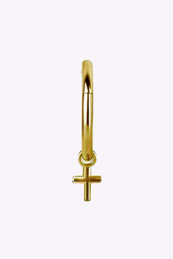 Hangsmycke Till Clicker Kors Charm 24K Pvd Guld