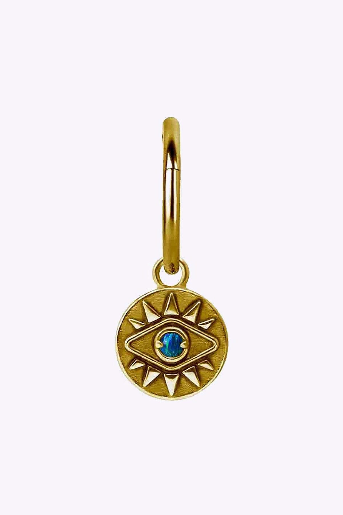 Hangsmycke Till Clicker Tredje Ogat Guld Pvd Opal