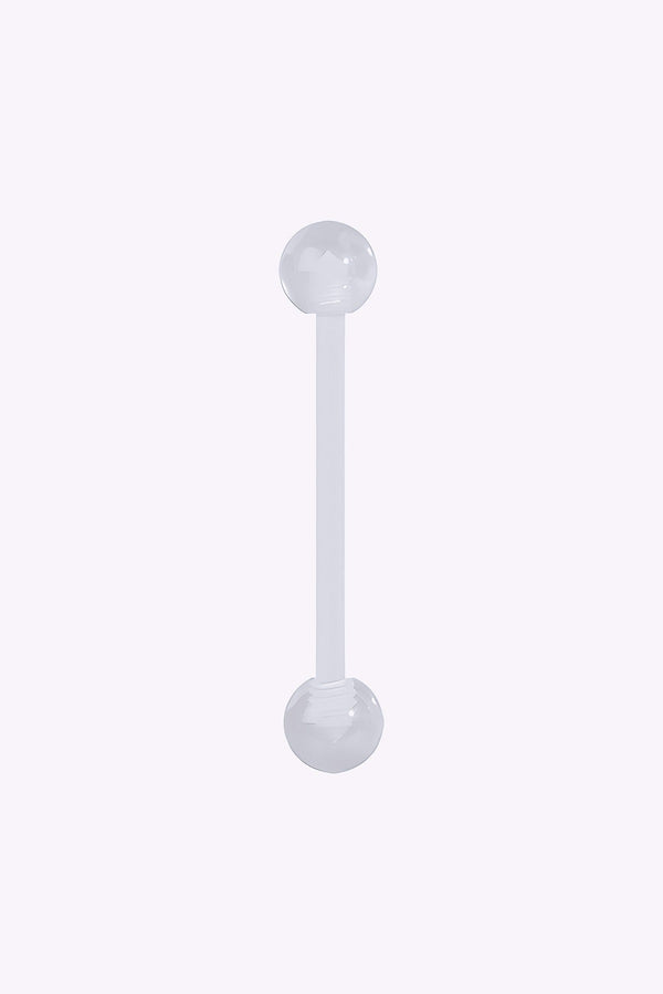 Liten barbell i medicinsk bioplast - 1,2 mm
