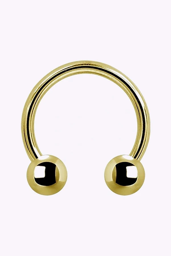 Hästsko barbell - 0,8 mm - stål
