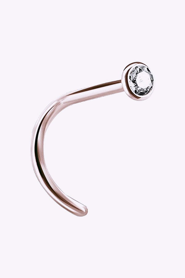 Nassmycke 0 8 Mm 2 35 Mm Roseguld Vit Kristall