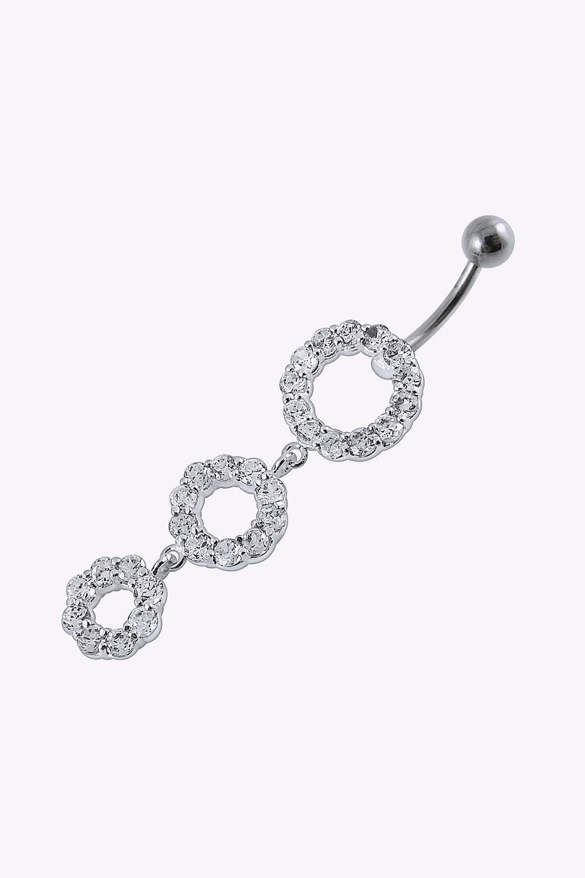 Navelpiercing Cirklar Med Kristaller