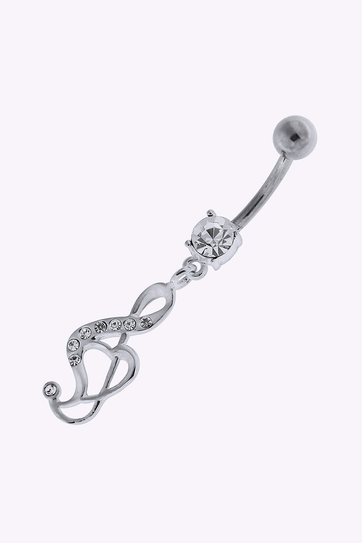 Navelpiercing Kirurgstal Akta Silver G Klav