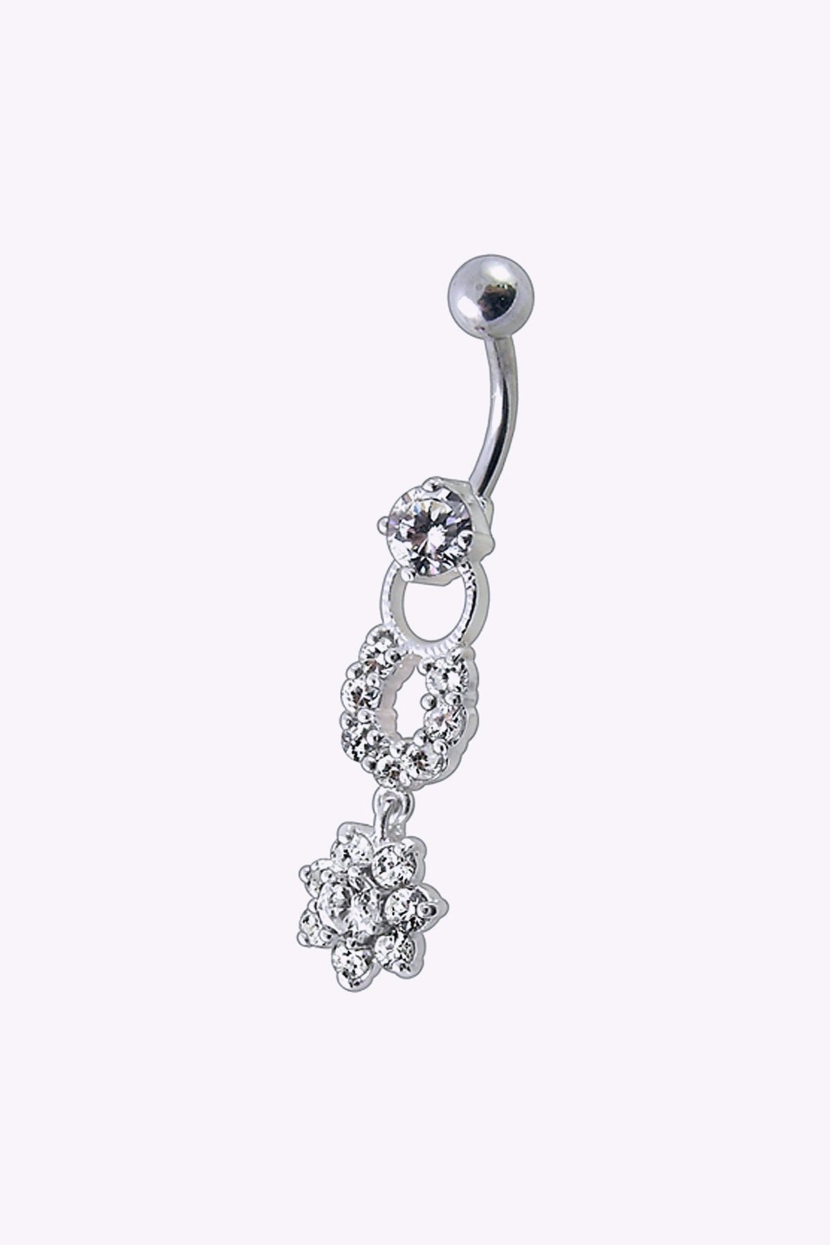 Navelpiercing Vackert Kristallhange 2