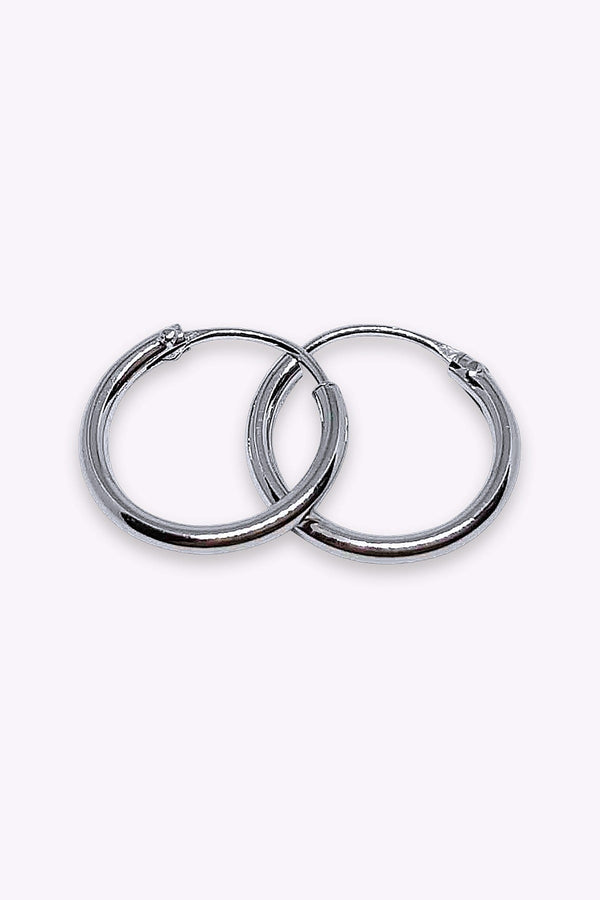 Orhange 18 Mm Akta Silverringar Creoler 2