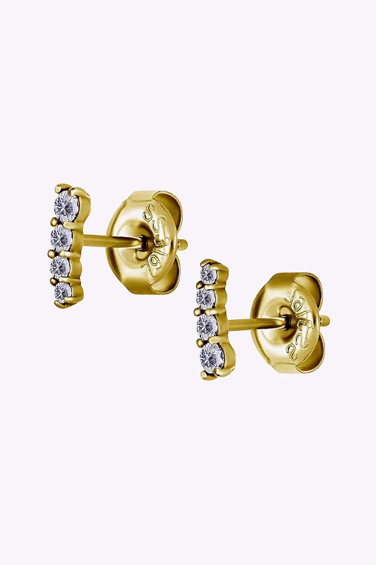 Orhange Bage Med 4 Kristaller 18K Guld Pvd