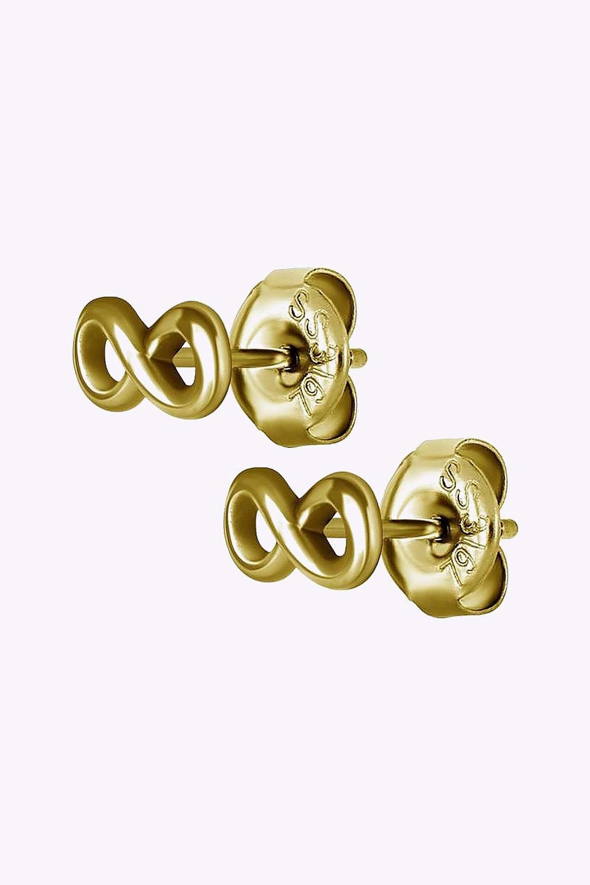 Orhange Evighetstecken Kirurgiskt Stal 18K Guld Pvd