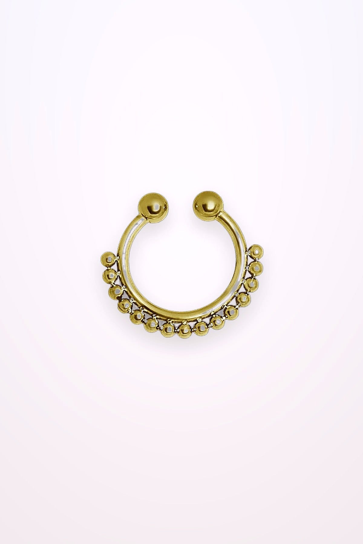 Piercingring Fake Septum 1 2 Stal