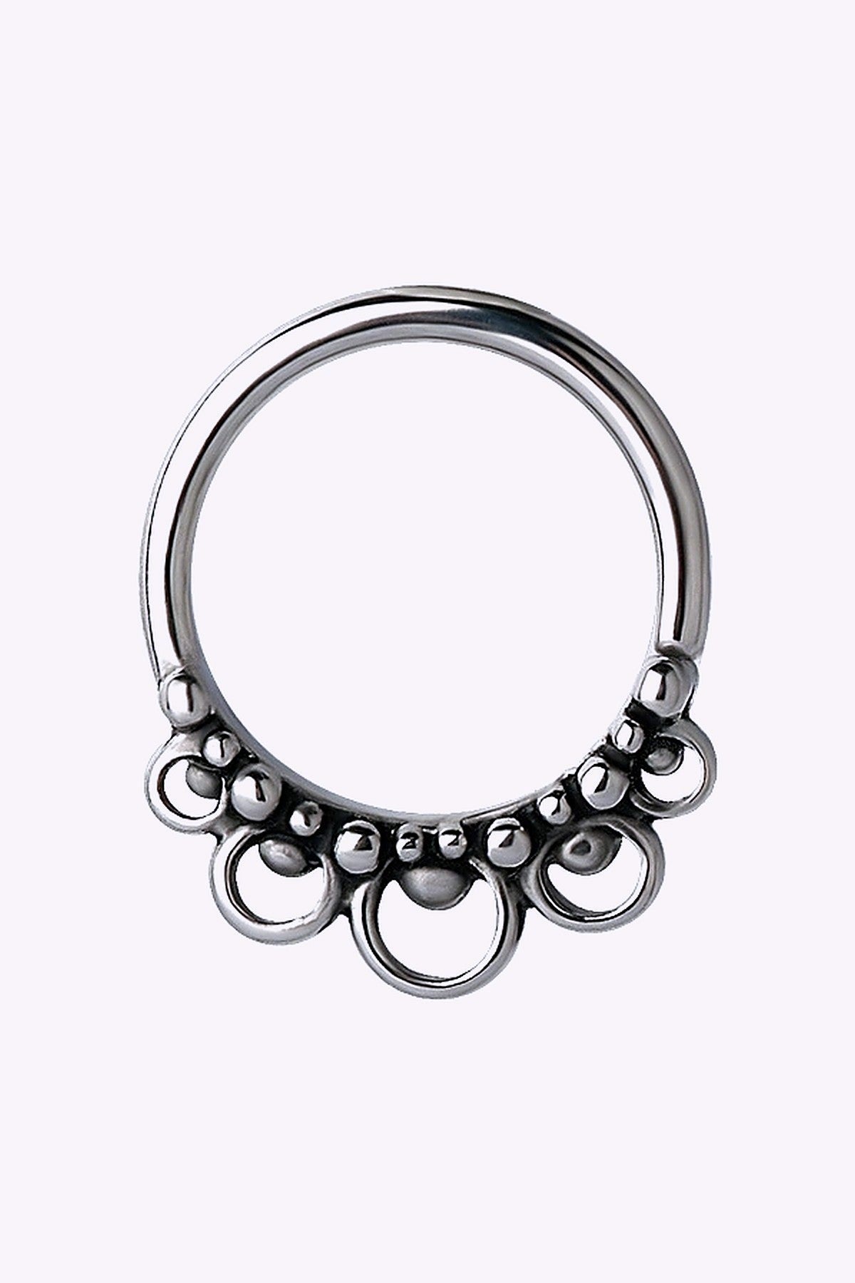 Piercingring Oppningsbar 1 2 Mm Stal