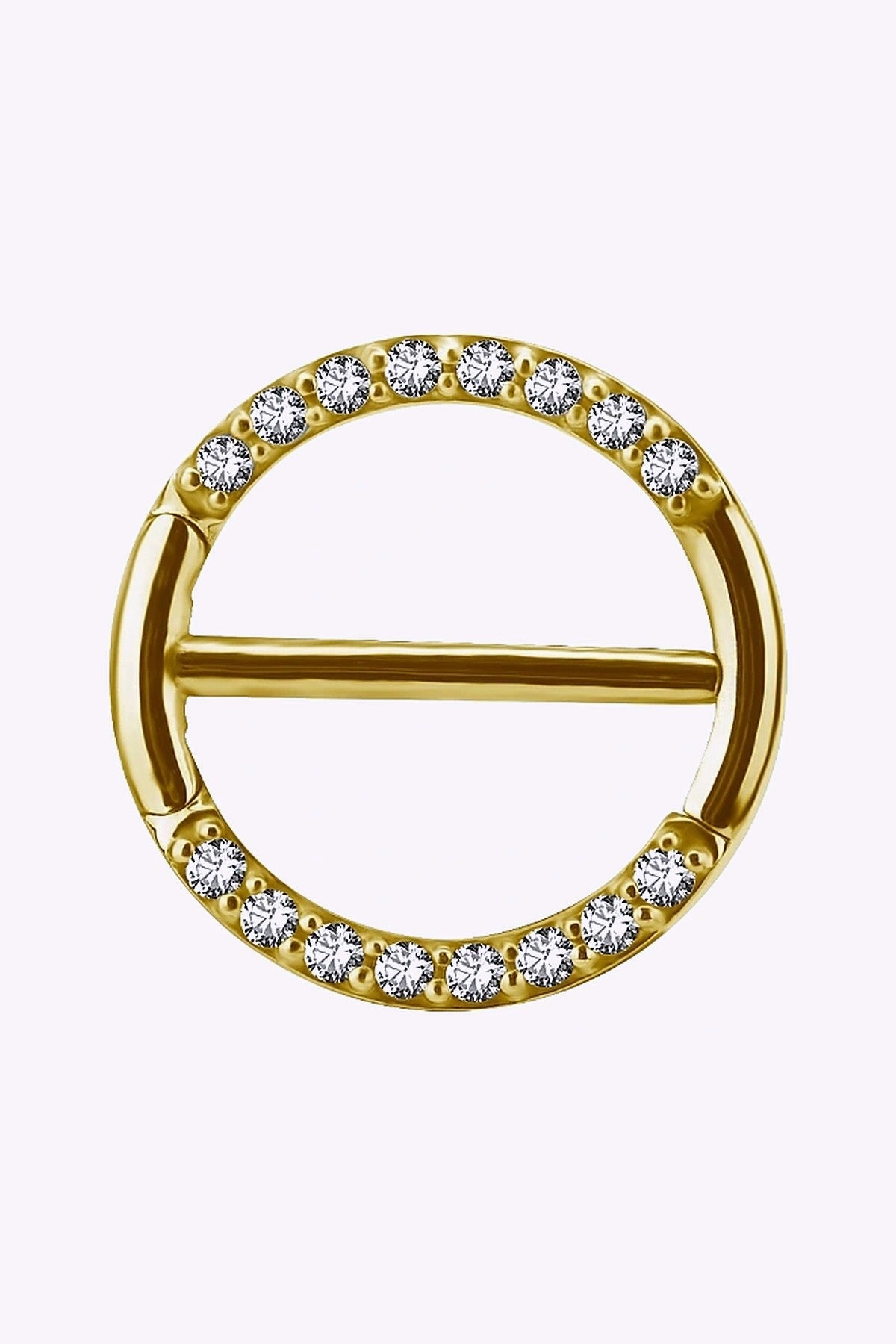 Piercingsmycken Brostvarta Guld Kristaller
