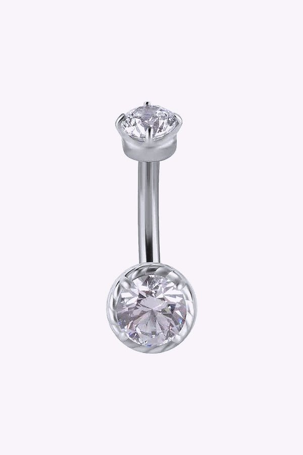 Rook Piercing Stav Med Kristall 316L Kirurgstal 2