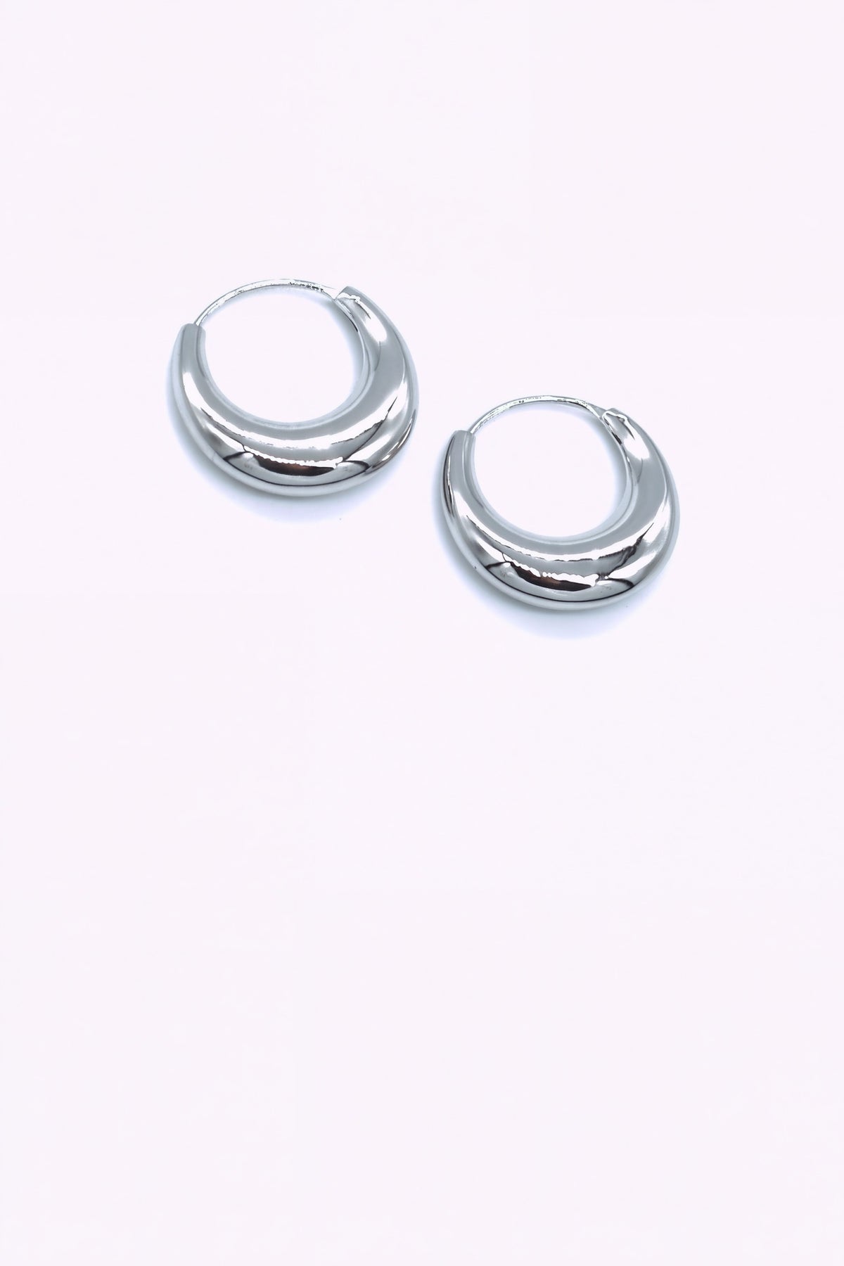 Silver Hoops Ann