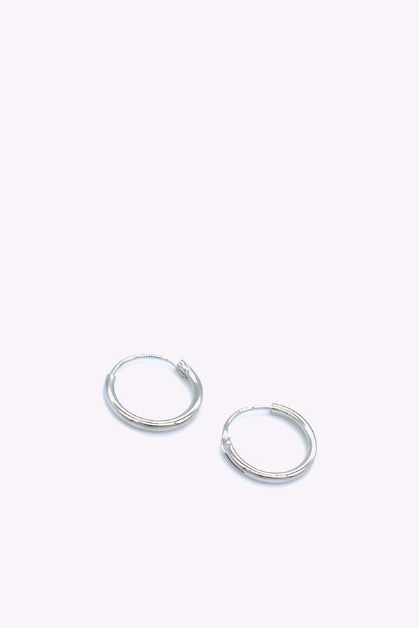Silver hoops | BLENDA