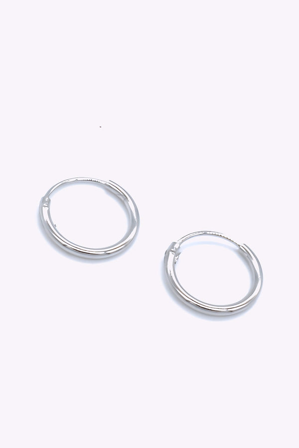 Silver hoops | BONNIE