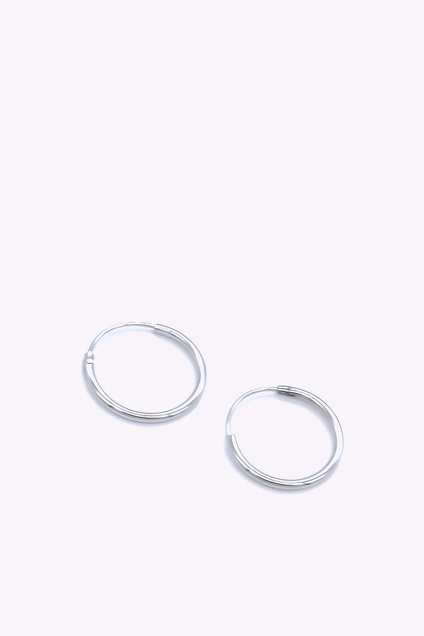 Silver hoops | BRITTA