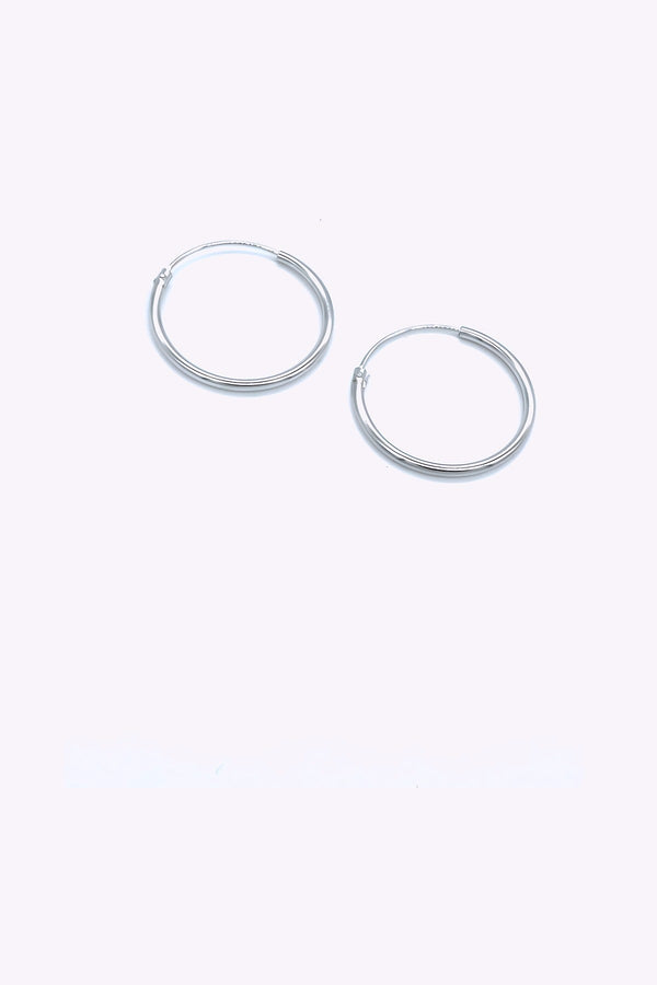 Silver hoops | CAMILA