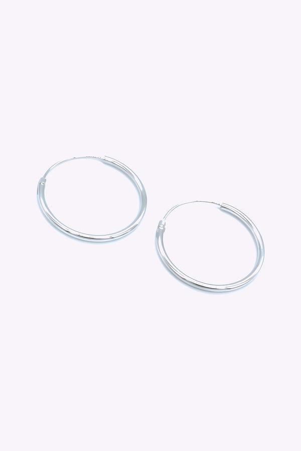 Silver hoops | CARLA