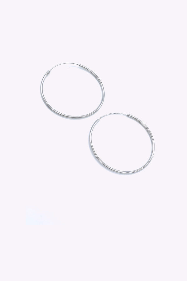 Silver hoops | CARMEN