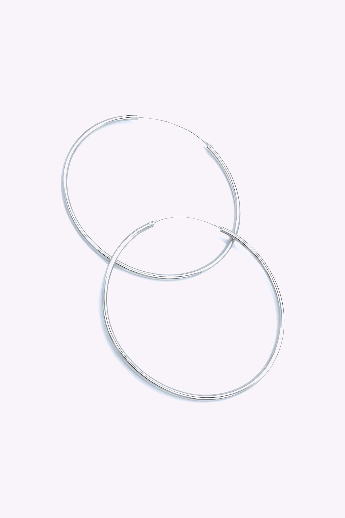 Silver hoops | CASANDRA