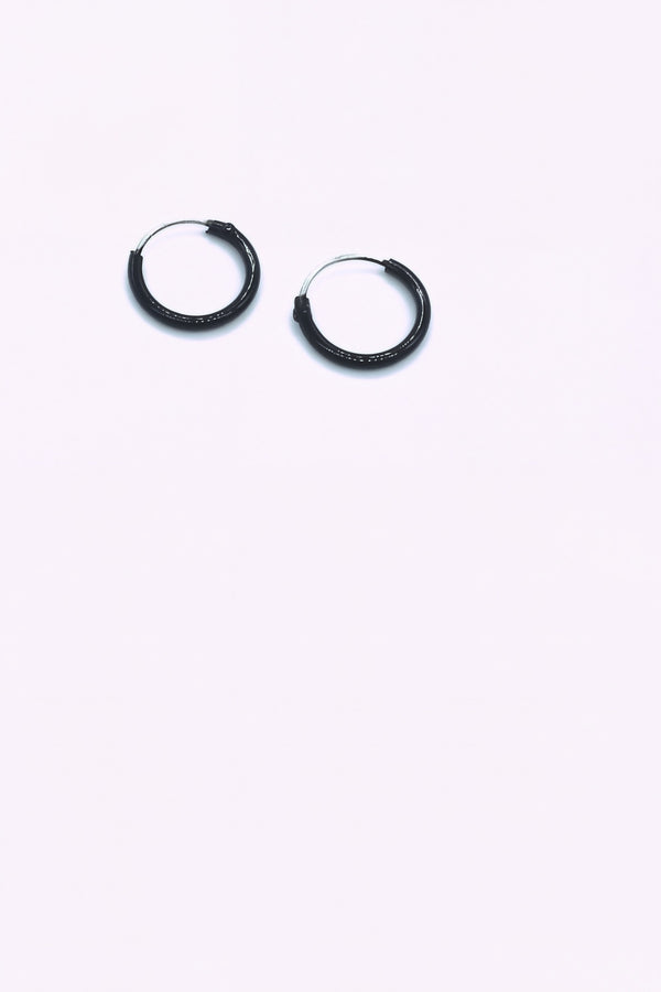 Silver Hoops Liz