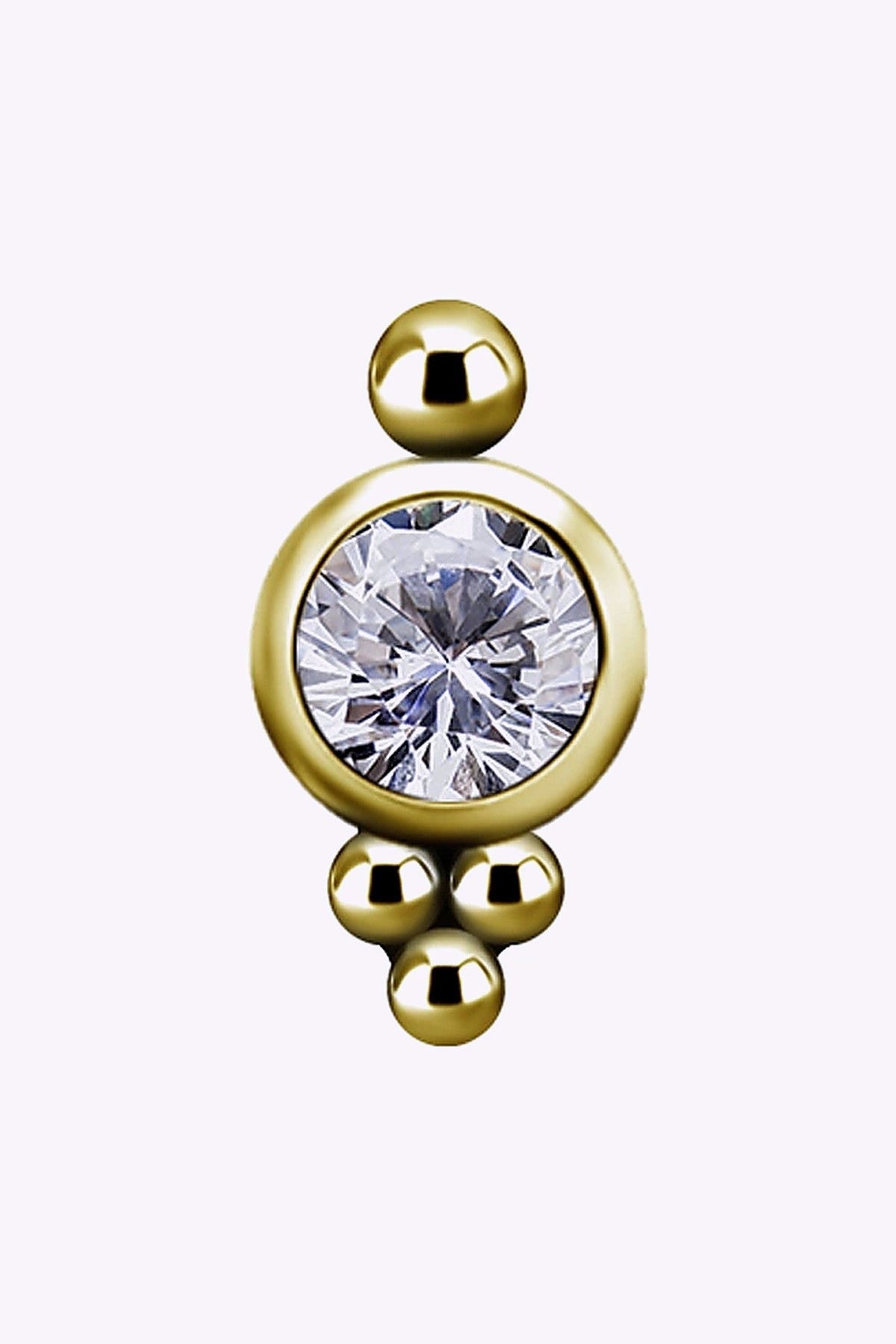 Topp Med Swarovskikristall 18K Akta Guld