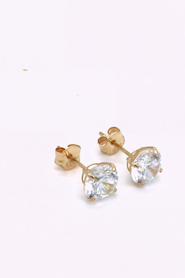 Äkta guld studs 18K | KAYA