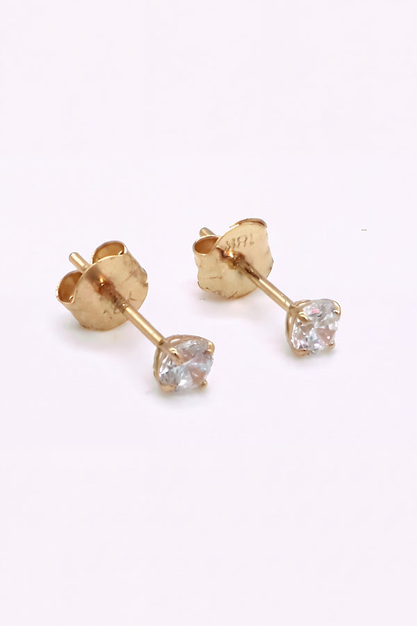 Äkta guld studs 18K | MINOU