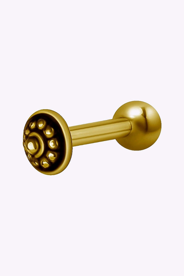Barbell 15 Invandigt Gangad Micro 1 2 Mm Guld