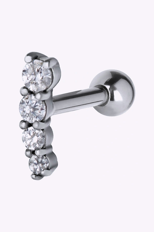 Barbell Bojd Modell Hoger 1 2 Mm 6 Mm Vita Kristaller