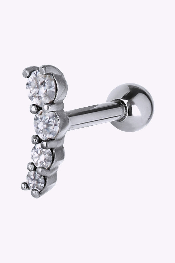 Barbell Bojd Modell Vanster 1 2 Mm 6 Mm Vita Kristaller