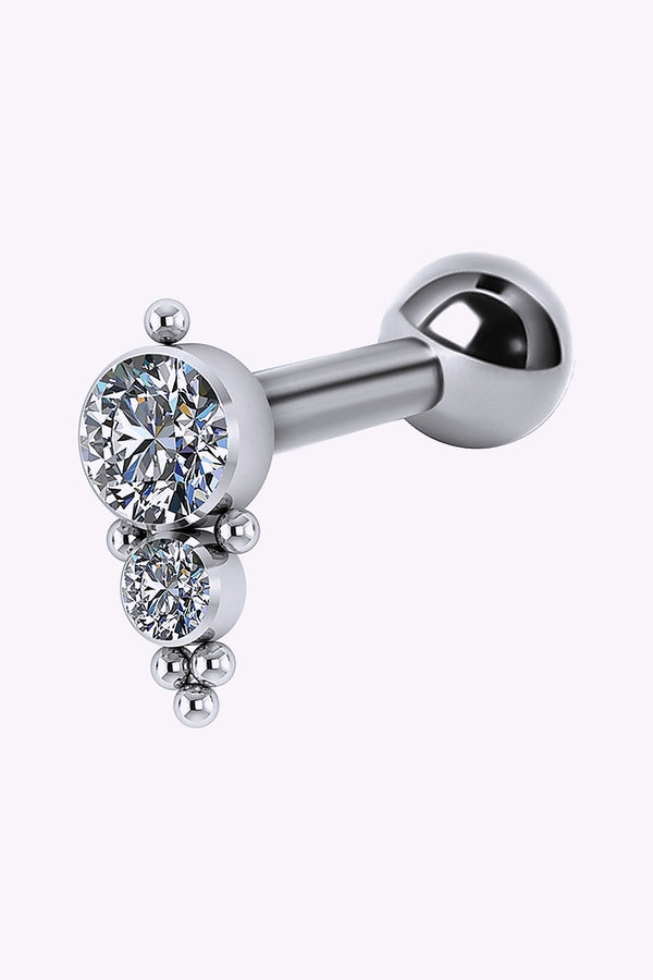 Barbell Mostrad Med Kristall 1 2 Mm Titan 2