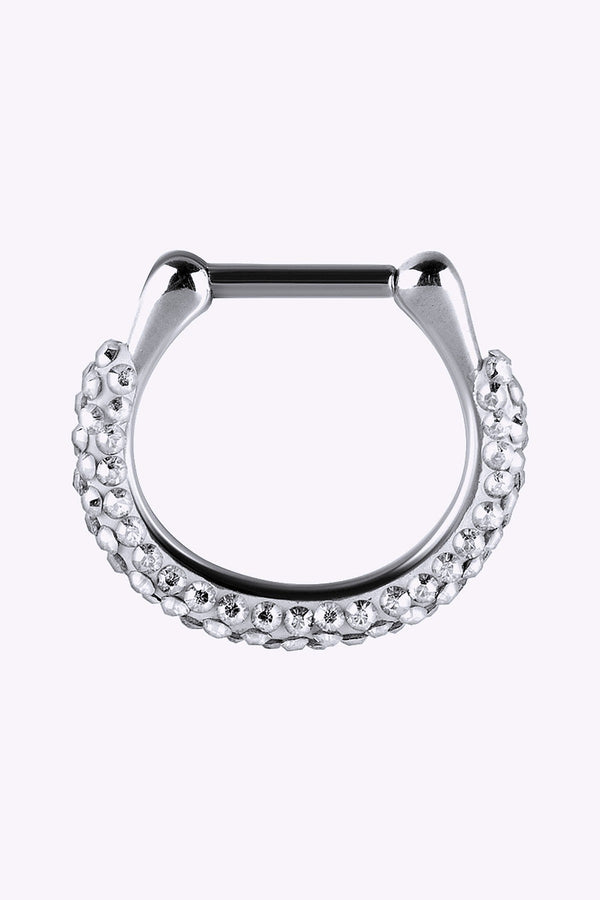 Clicker 1 2 6 Och 8 Mm Vita Swarovskikristaller