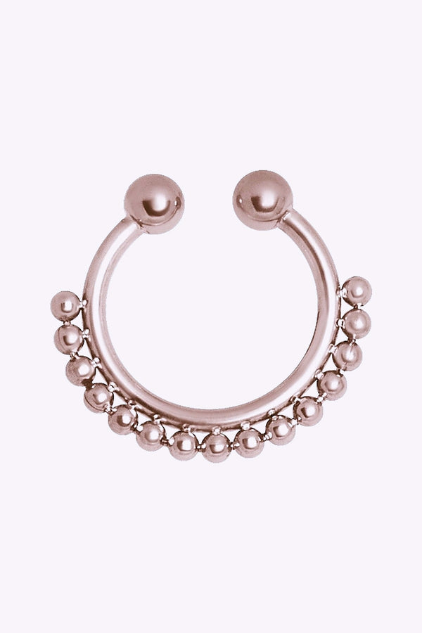 Clicker Fake Septum 1 2 X 10 Mm Roseguld